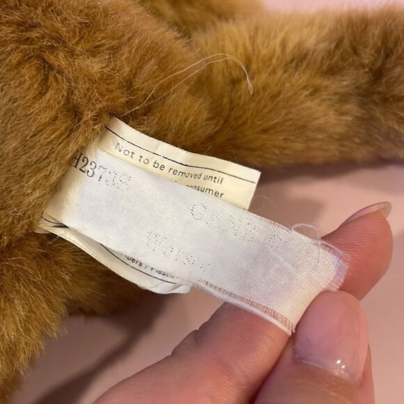 Vintage Ganz Bear 1997 Watson the Bear with Red Bow Jointed H2373S Retired 10” - Picture 7 of 8